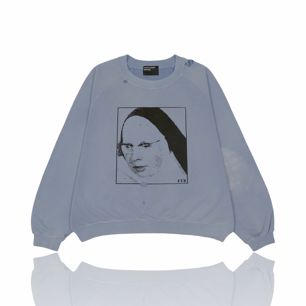 Enfants Riches Déprimés Blue Singing Nun Crewneck