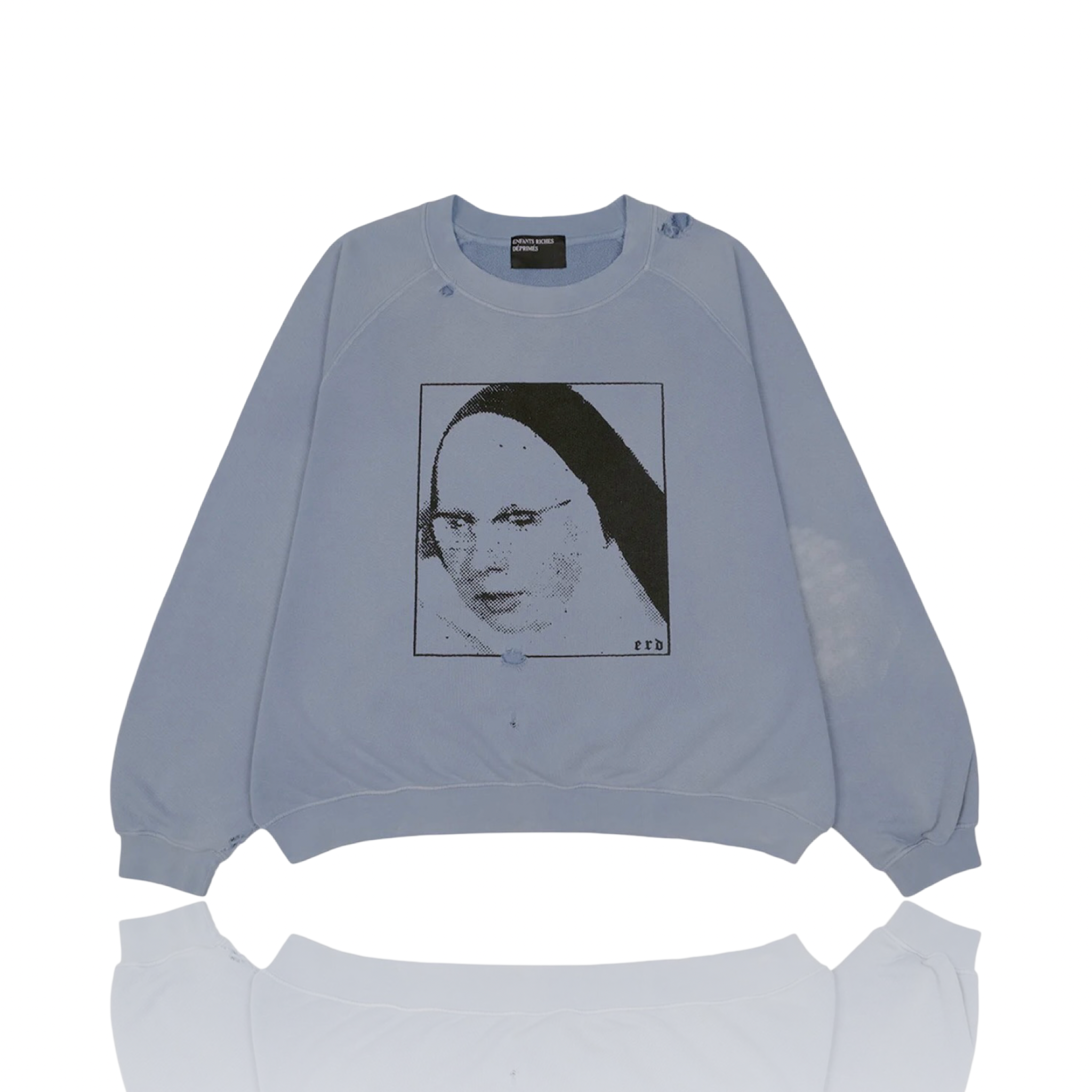 Enfants Riches Déprimés Blue Singing Nun Crewneck