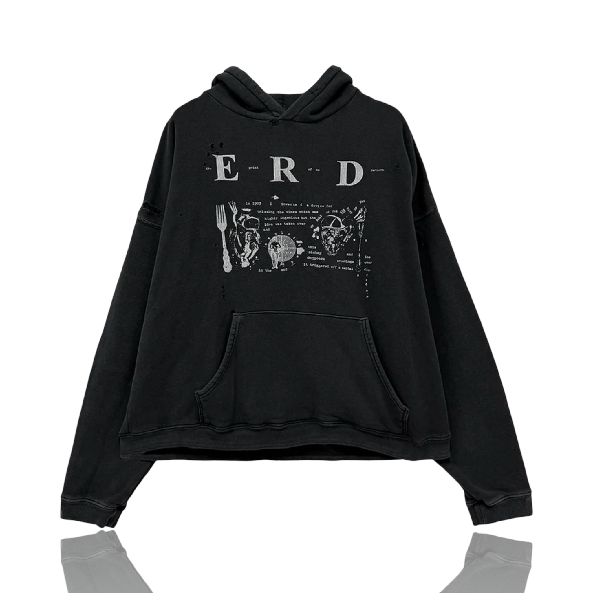 Enfants Riches Déprimés My Role In The War Hoodie Charcoal