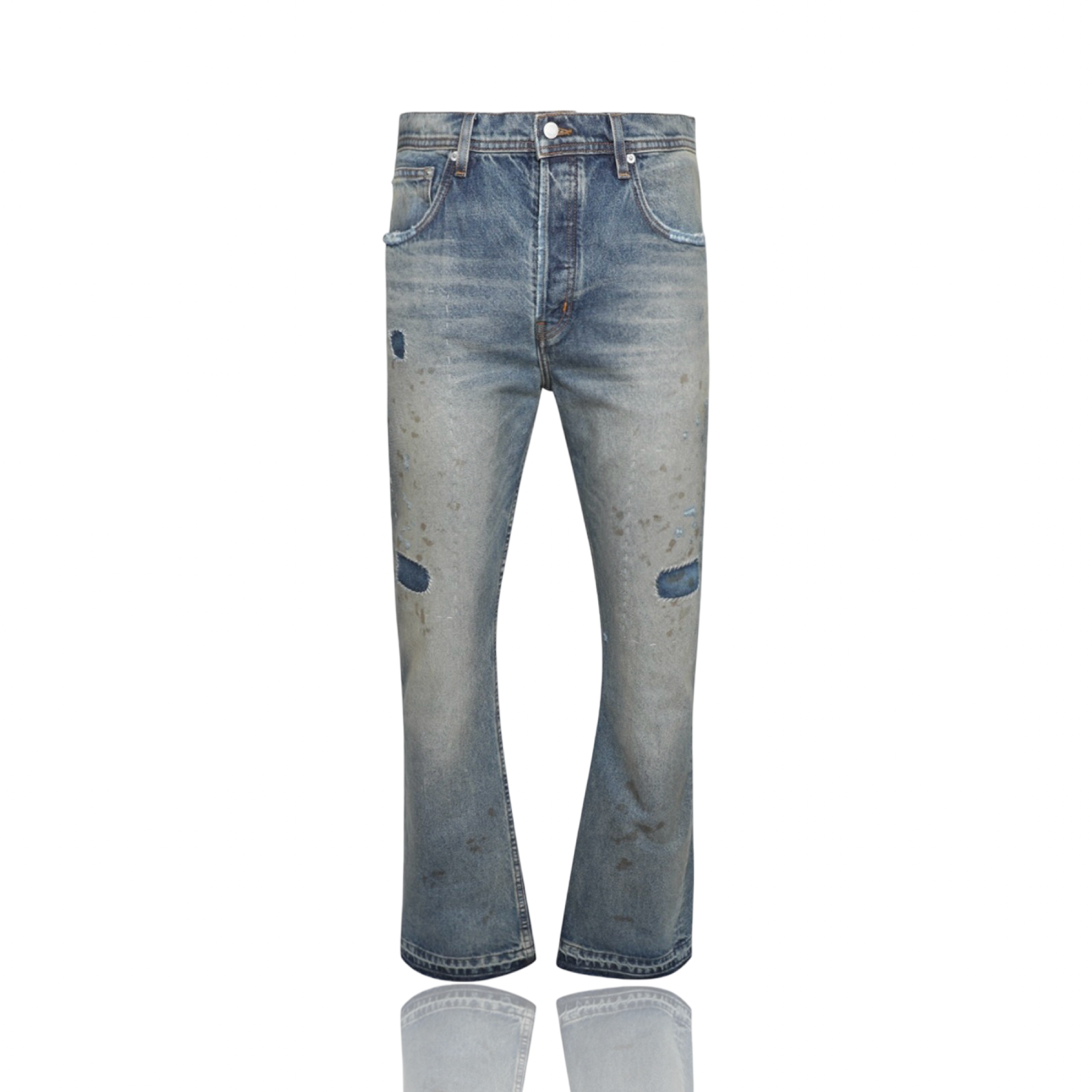 Enfants Riches Déprimés Hit & Run Distressed Flare Jeans