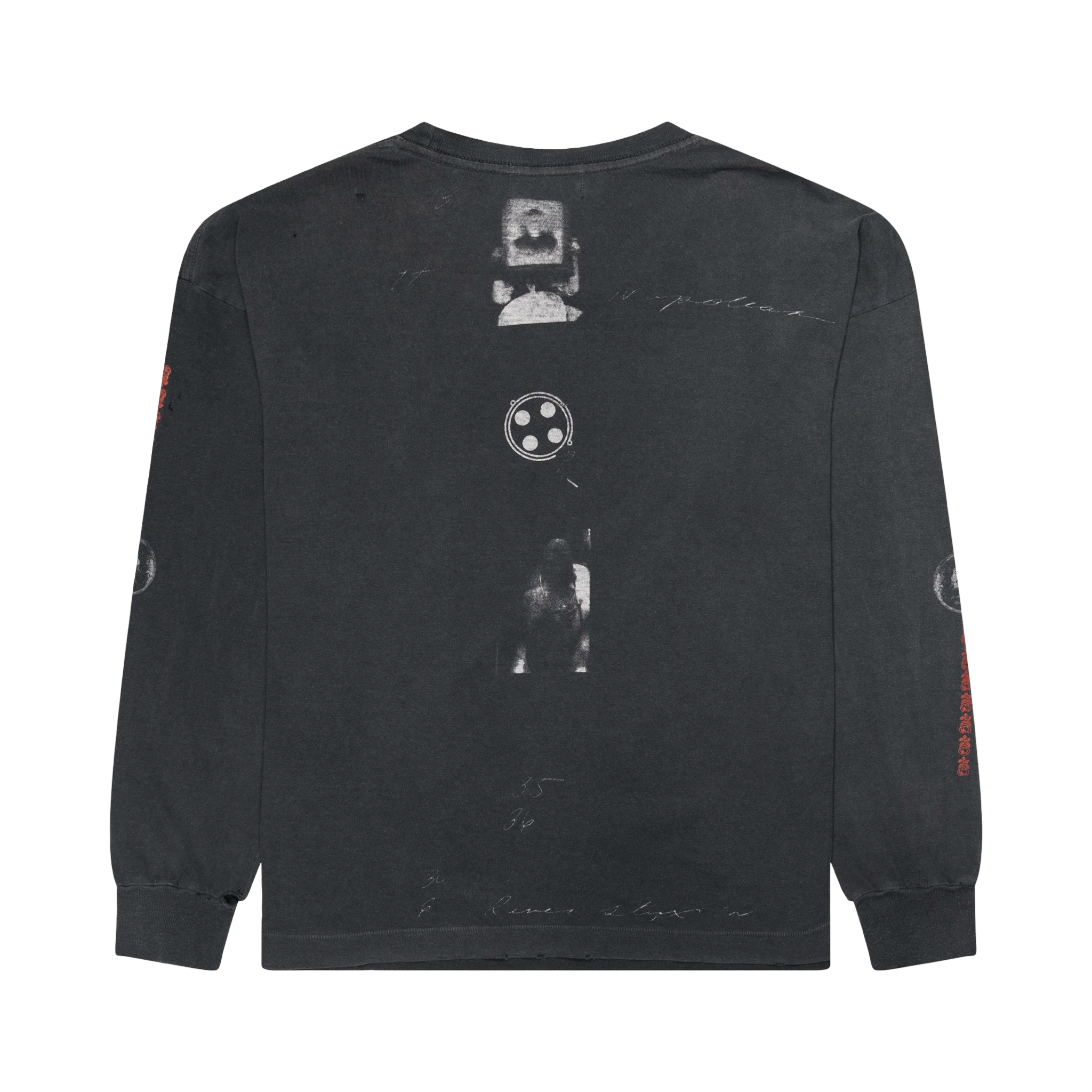 Enfants Riches Déprimés Vintage Black Bathroom Stall Graphic LongSleeve