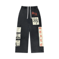 Stile De Amor Black Patch Pants