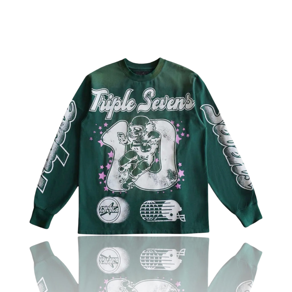 Triple Sevens All Star Green Longsleeve