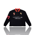 Triple Sevens Sponsor Polo Tee Black