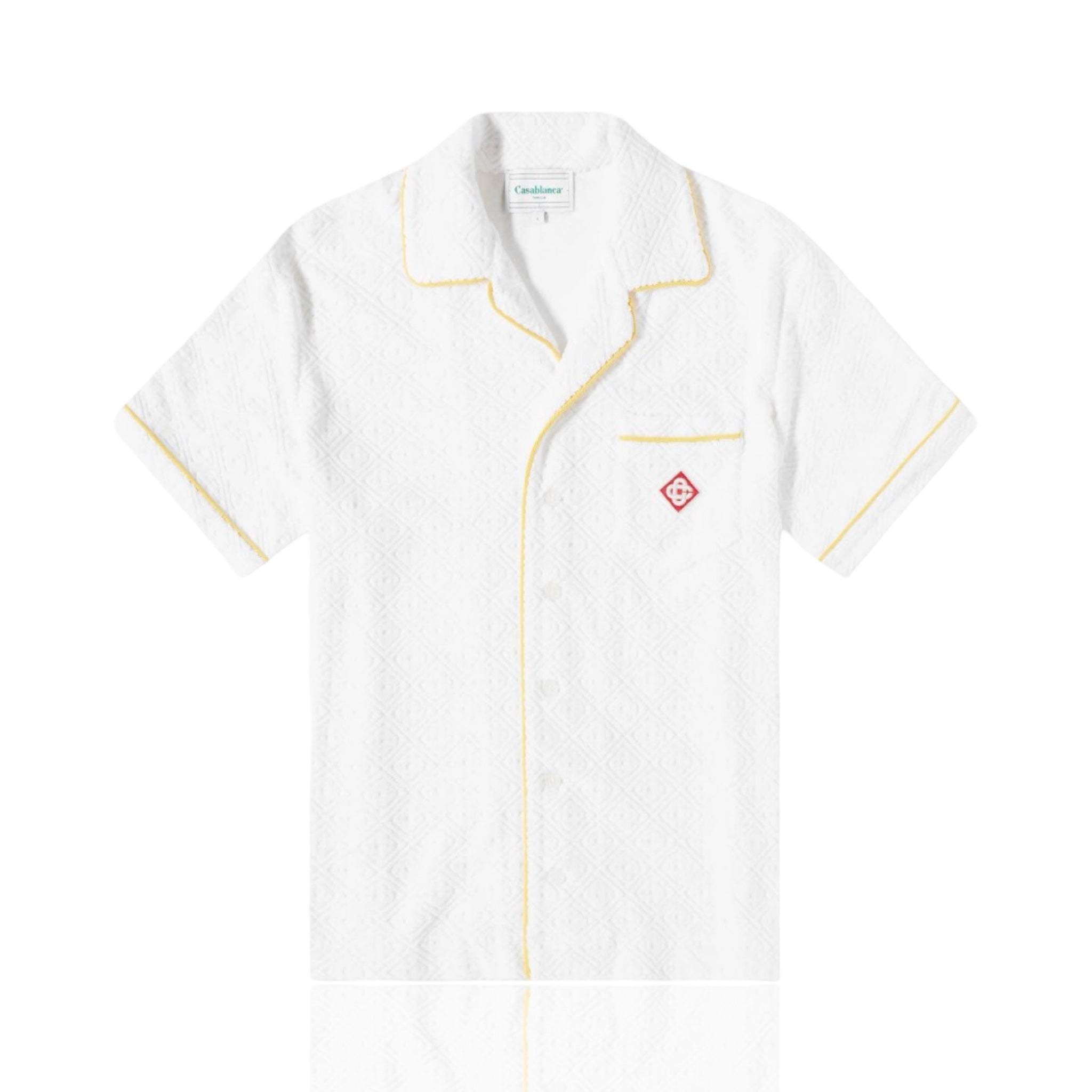 CasaBlanca Monogram Terry Short Sleeve Shirt