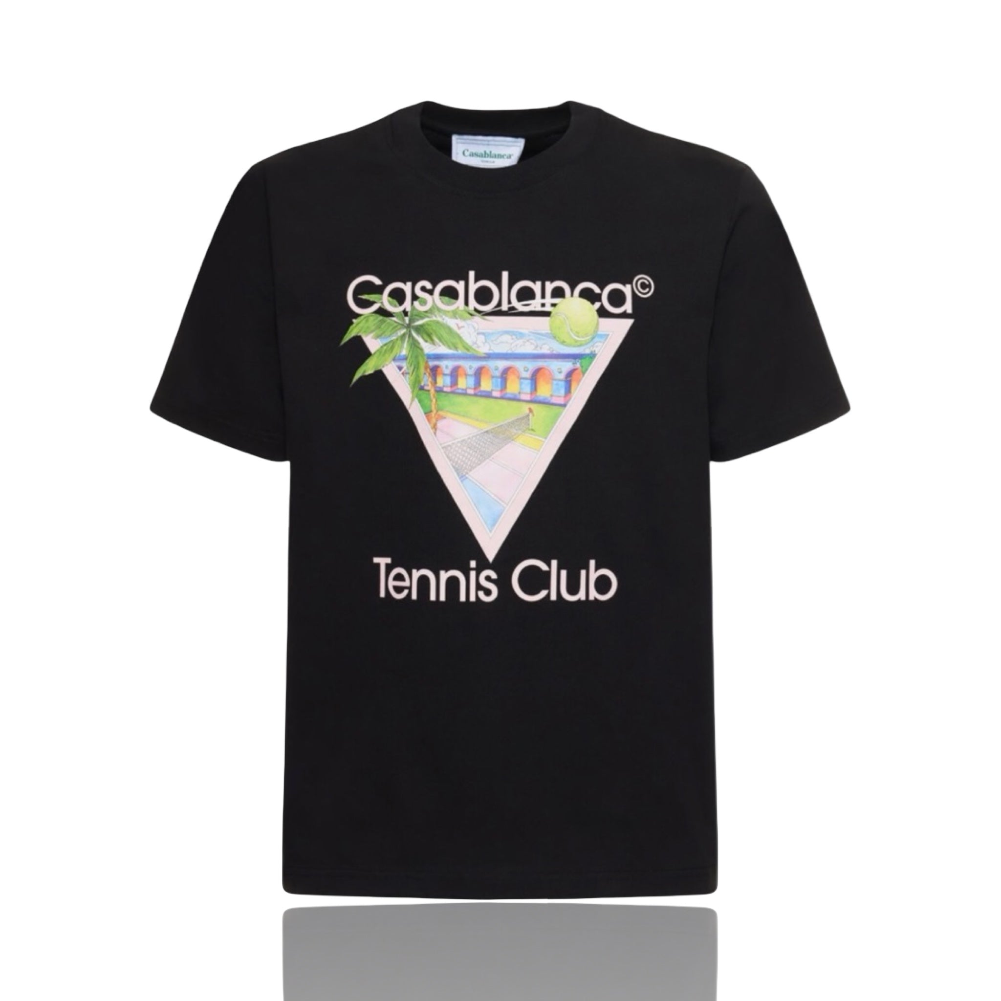 Casablanca Black Tennis icon Pink