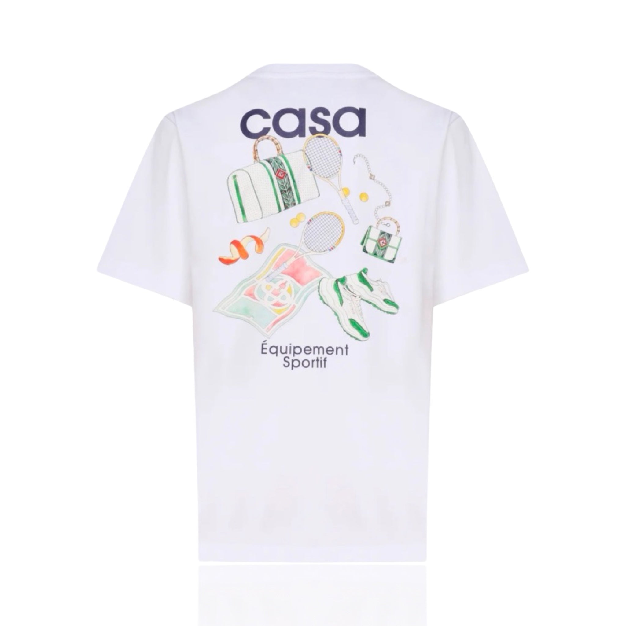 Casablanca White Equipment Sportif Tee