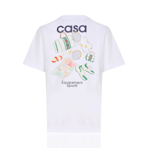 Casablanca White Equipment Sportif Tee