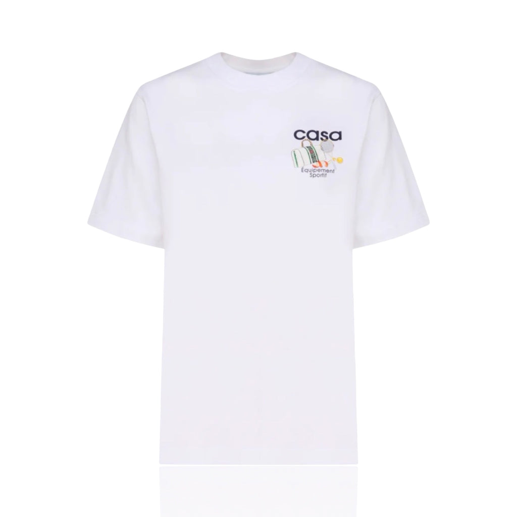 Casablanca White Equipment Sportif Tee