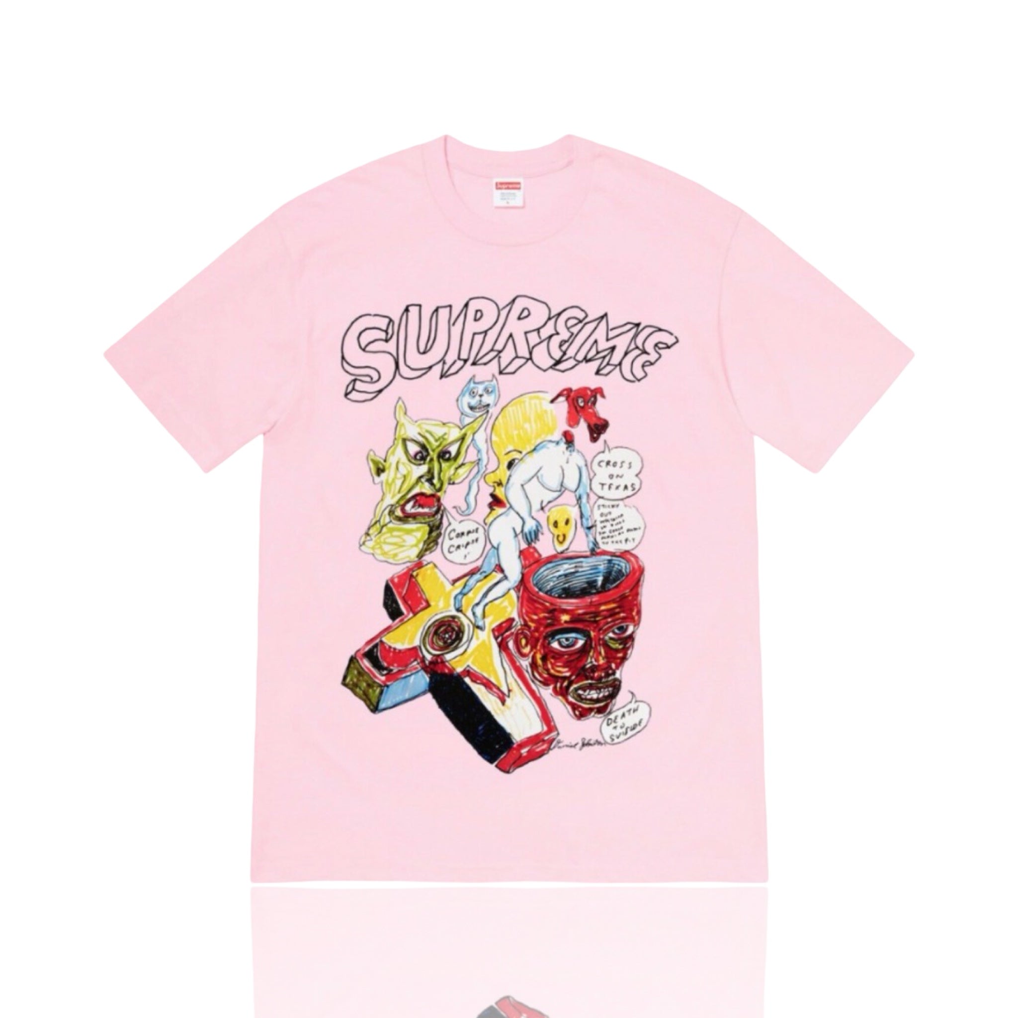 Supreme Daniel Johnston Tee Pink