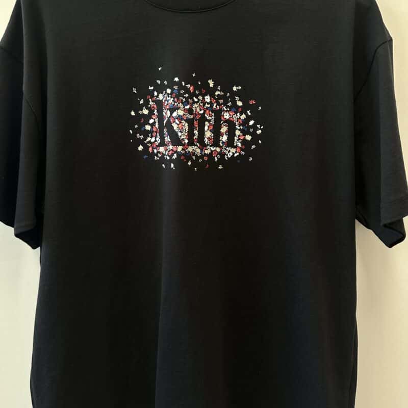 Kith Meadow Serif Tee Black