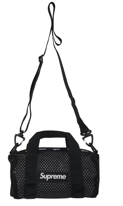 Supreme Mesh Mini Duffle Bag Black – Luxemia – Shoes Store