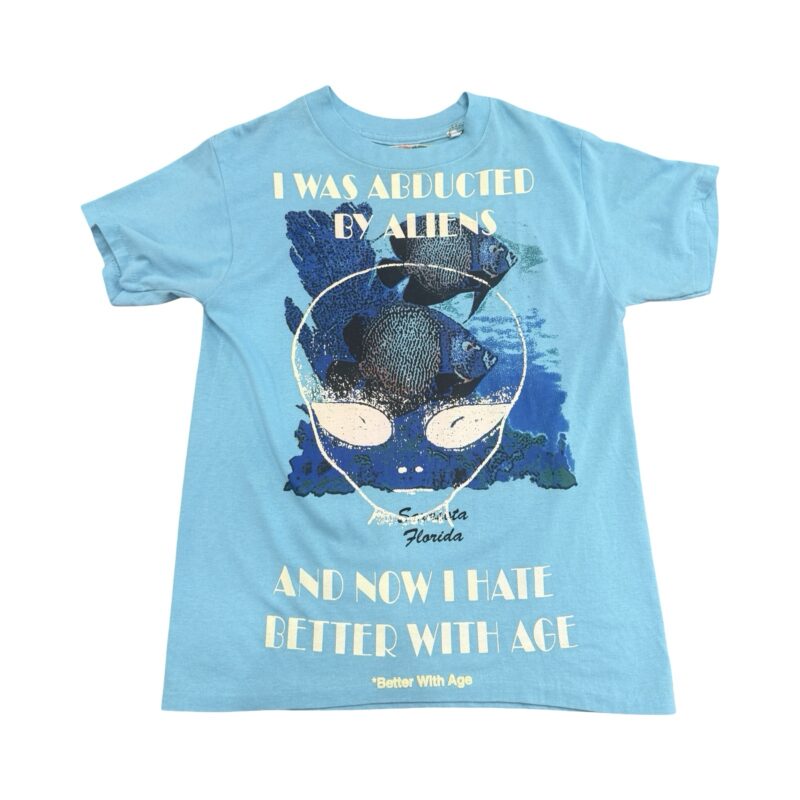 *Better With Age Abducted Tee Light Blue