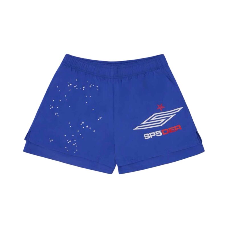 Sp5der Double Layer Short Blue Red