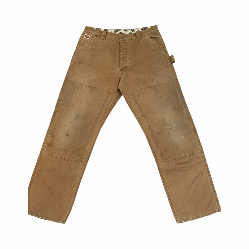 Saint Michael Double Knee Carpenter Pants Khaki