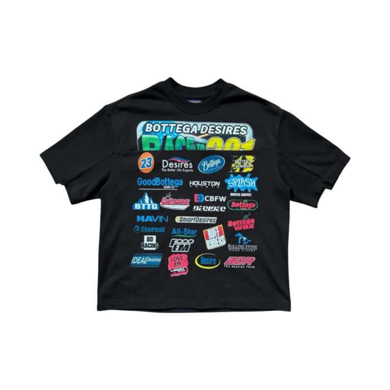 Bottega Desires Race Tee Black